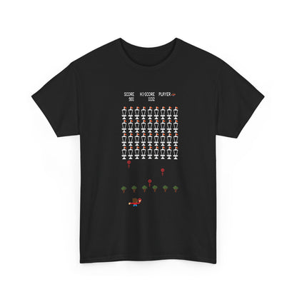 8-Bit Chain Invaders - Unisex Heavy Cotton Tee - Women's