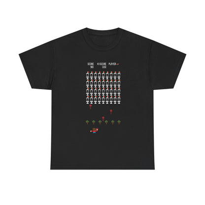 8-Bit Chain Invaders - Unisex Heavy Cotton Tee - Women's